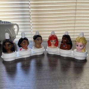 Good 2 Grow Disney Lot Of 6 Toppers Encanto, Ariel,‎ Moana, Elsa NEW